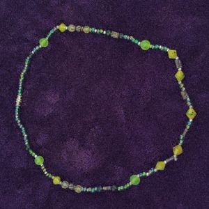 Vintage Artisan Glass & 925 necklace